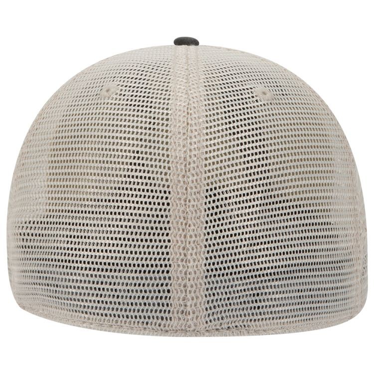 OTTO CAP® OTTO FLEX® Fitted 6 Panel Low Profile Mesh Back Trucker Hat 22