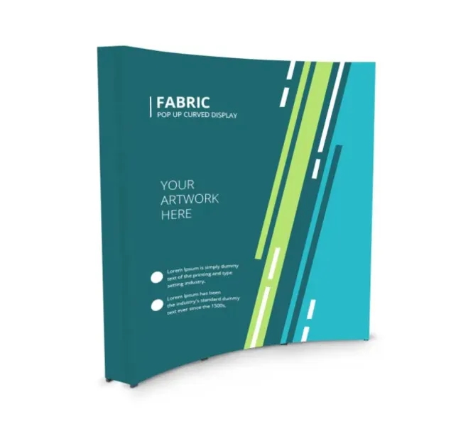 Fabric Pop up Curved Backdrop Package(10' x 8') 2