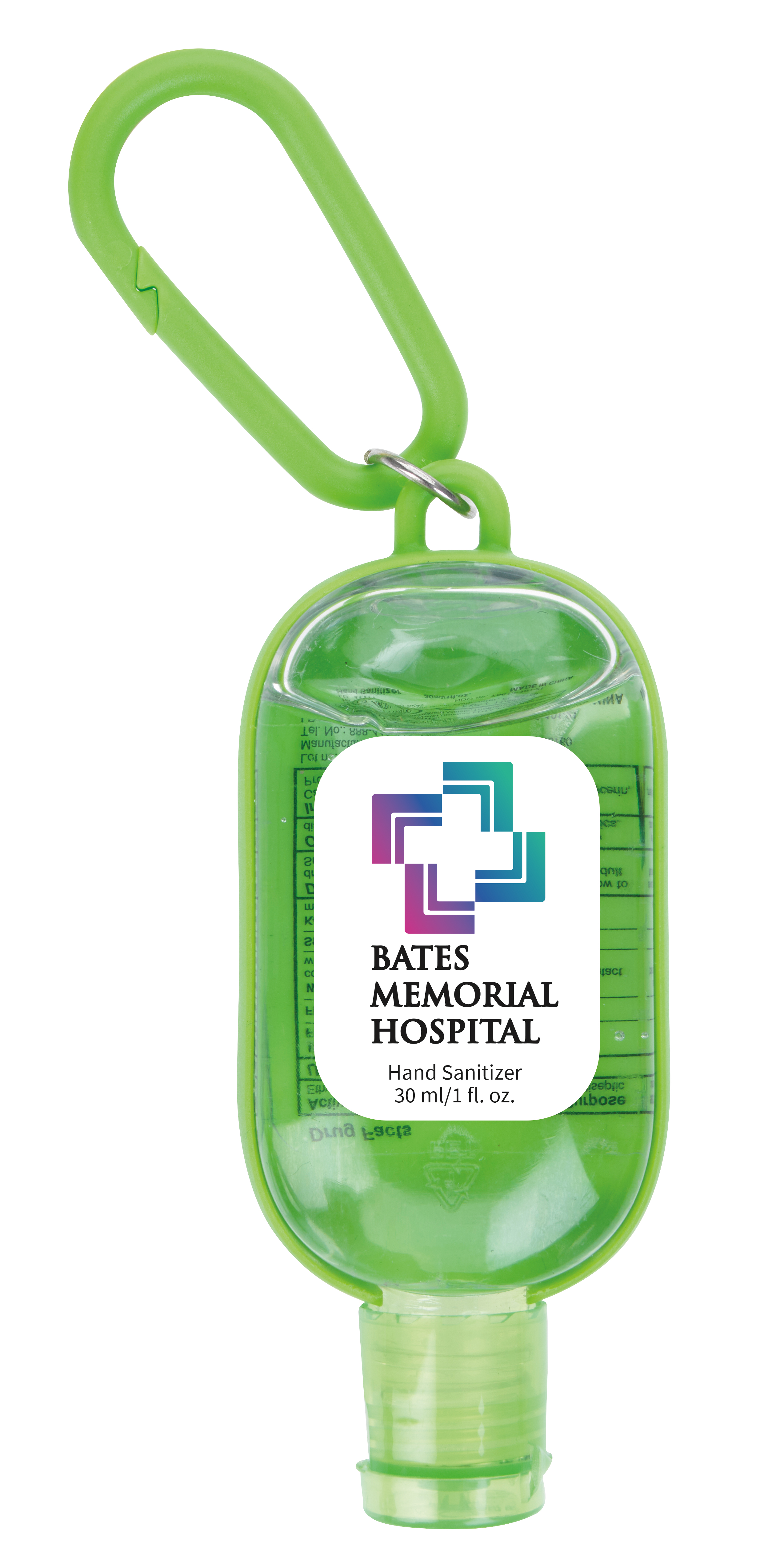 1 oz. Hand Sanitizer with Colorful Case and Carabiner 46