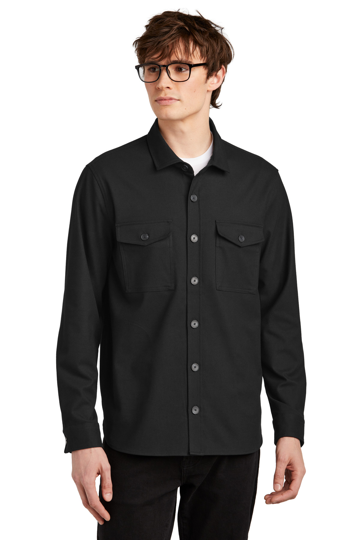 Mercer+Mettle Long Sleeve Twill Overshirt MM2020 5