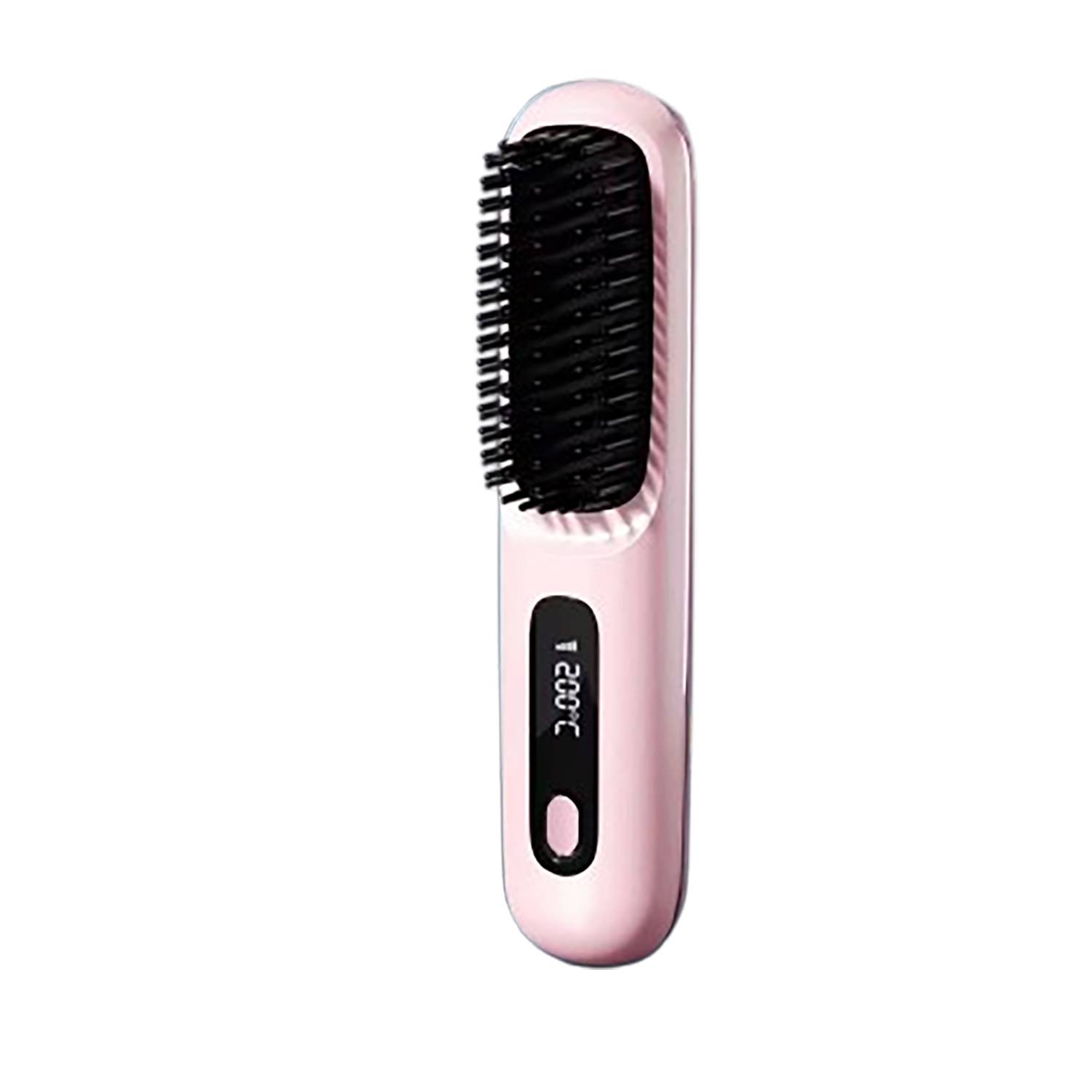 Travel Portable Rechargeable Hair Straightener Comb 7