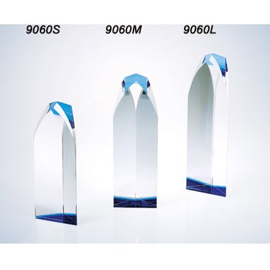 BLUE REFLECT CRYSTAL VIRTUE TOWER (SMALL) 1