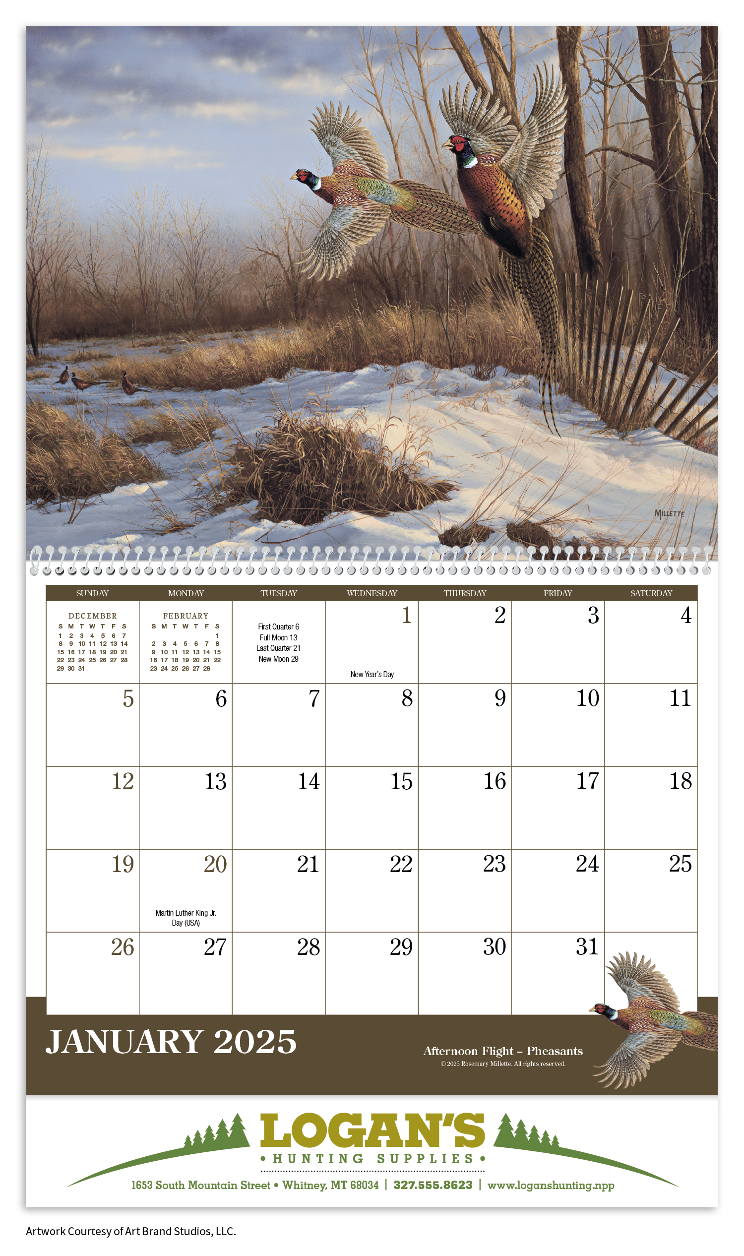 Triumph® Calendars Wildlife Art Calendar 9