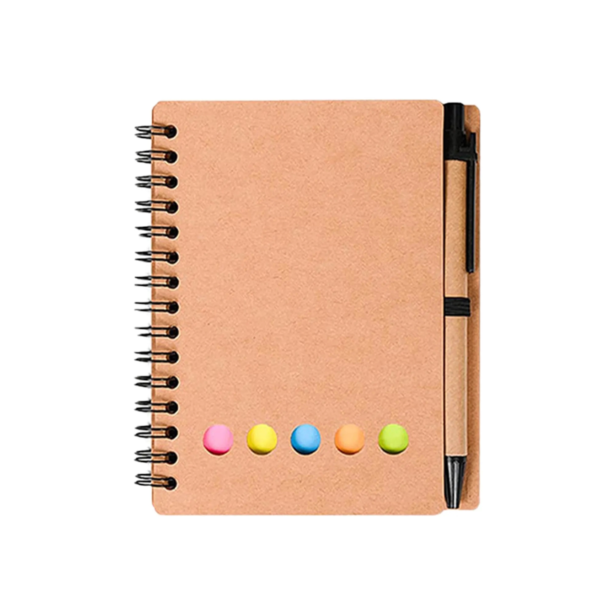 Spiral Notebook with Sticky Notes 13