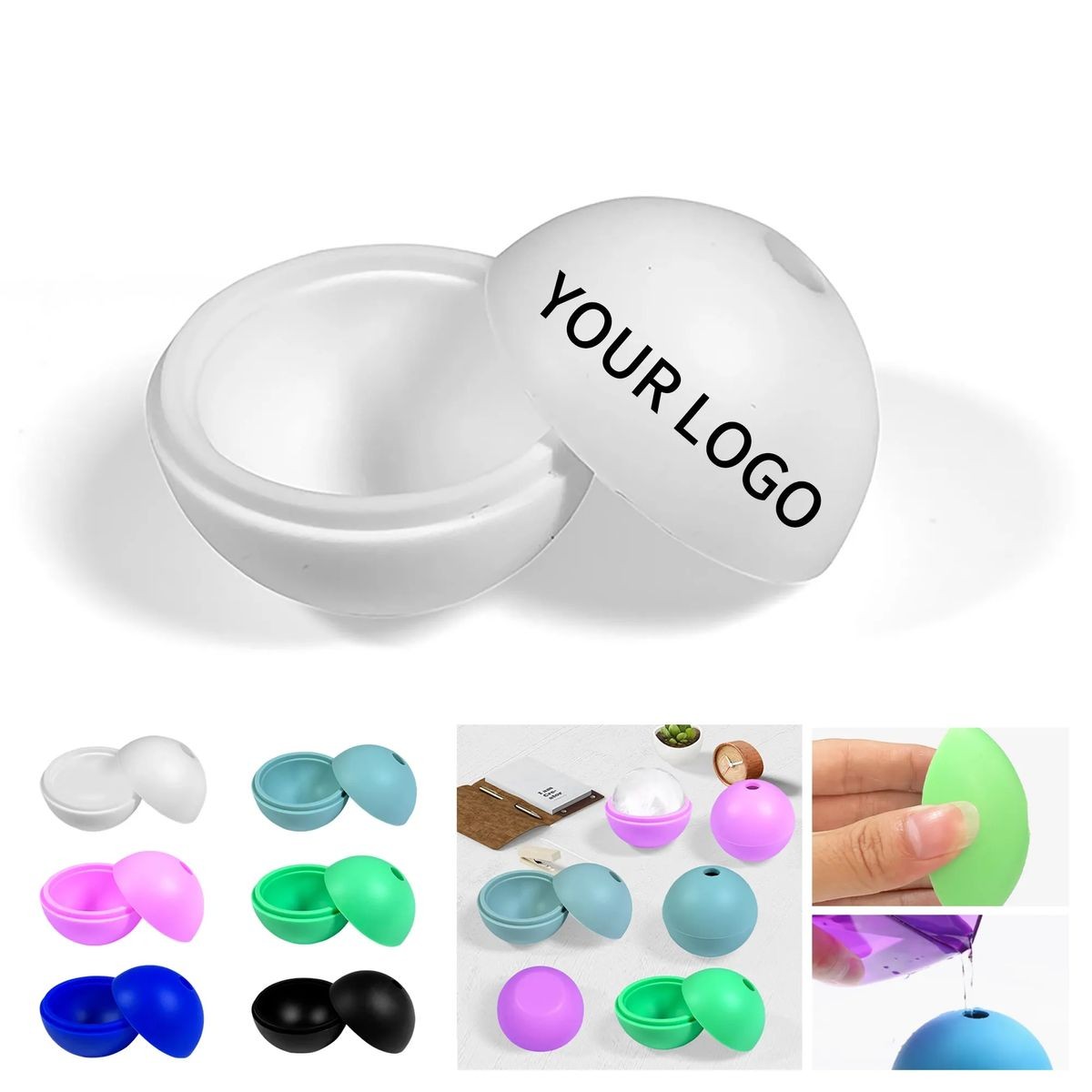 Reusable Round Ice Mold for Whiskey 3