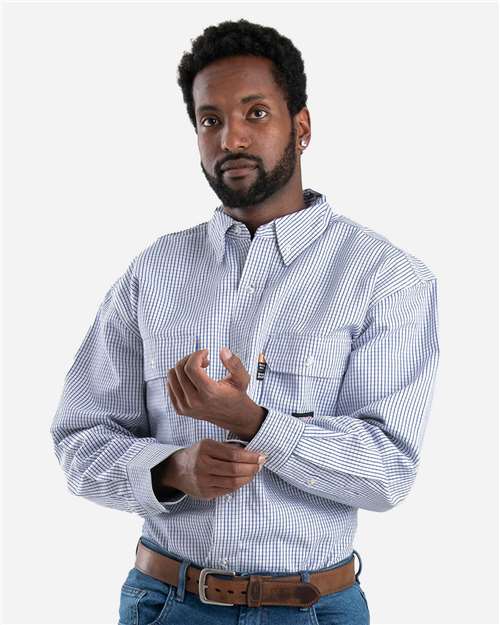 Men's Flame-Resistant Down Plaid Work Shirt - FRSH21 10