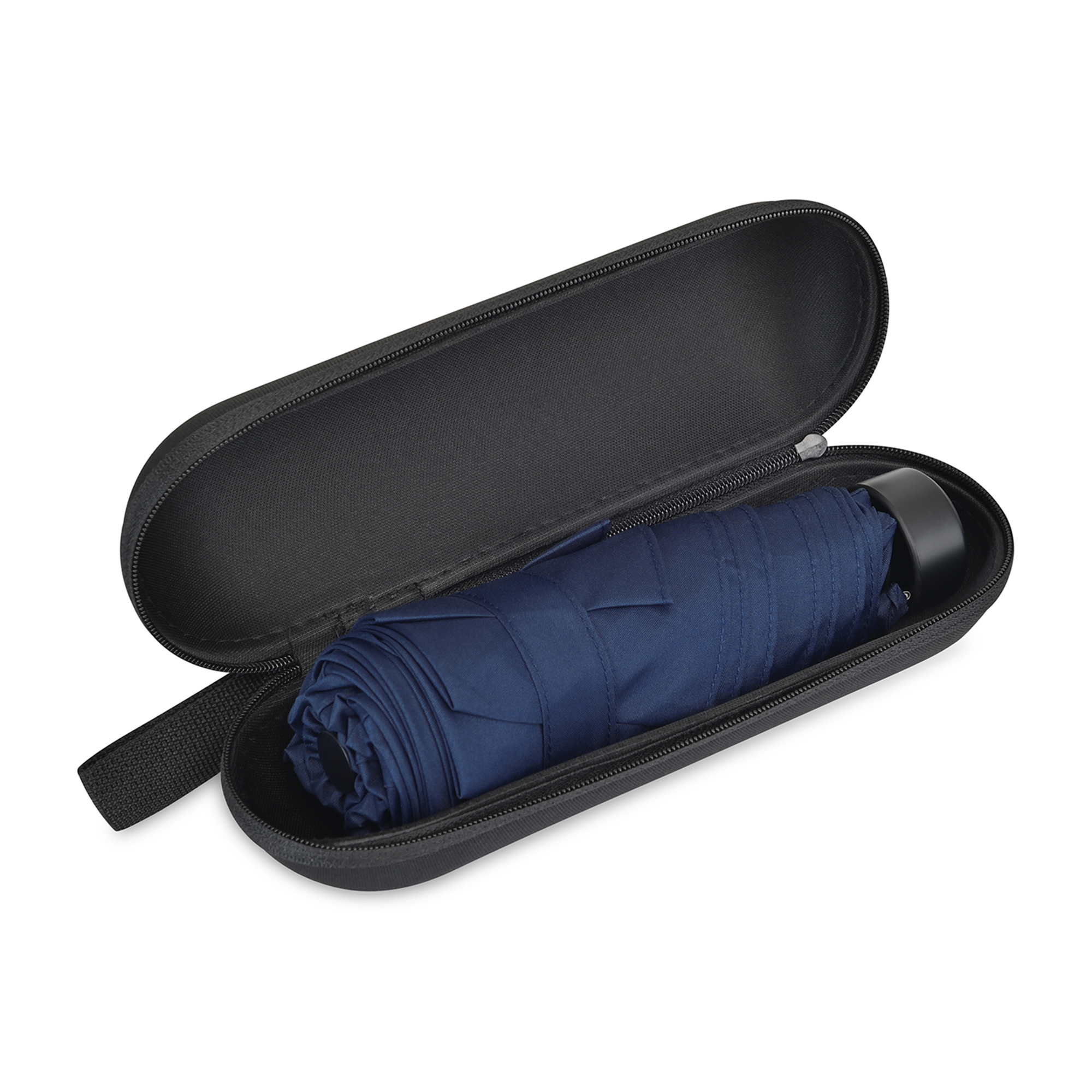 Elements 39" Recycled rPET Manual Mini Folding Umbrella 12