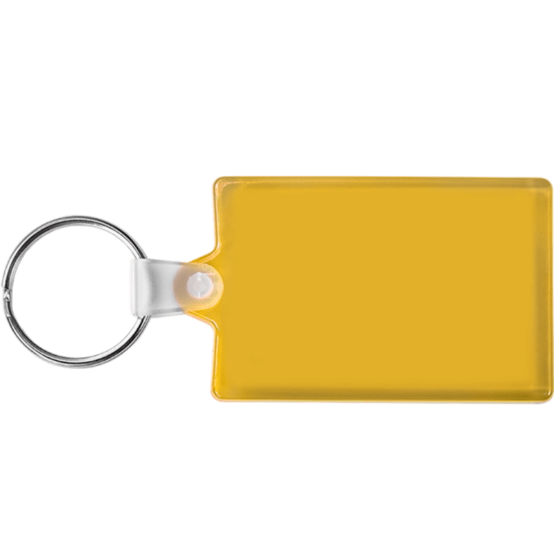 Rectangle Soft Plastic Keychains 6