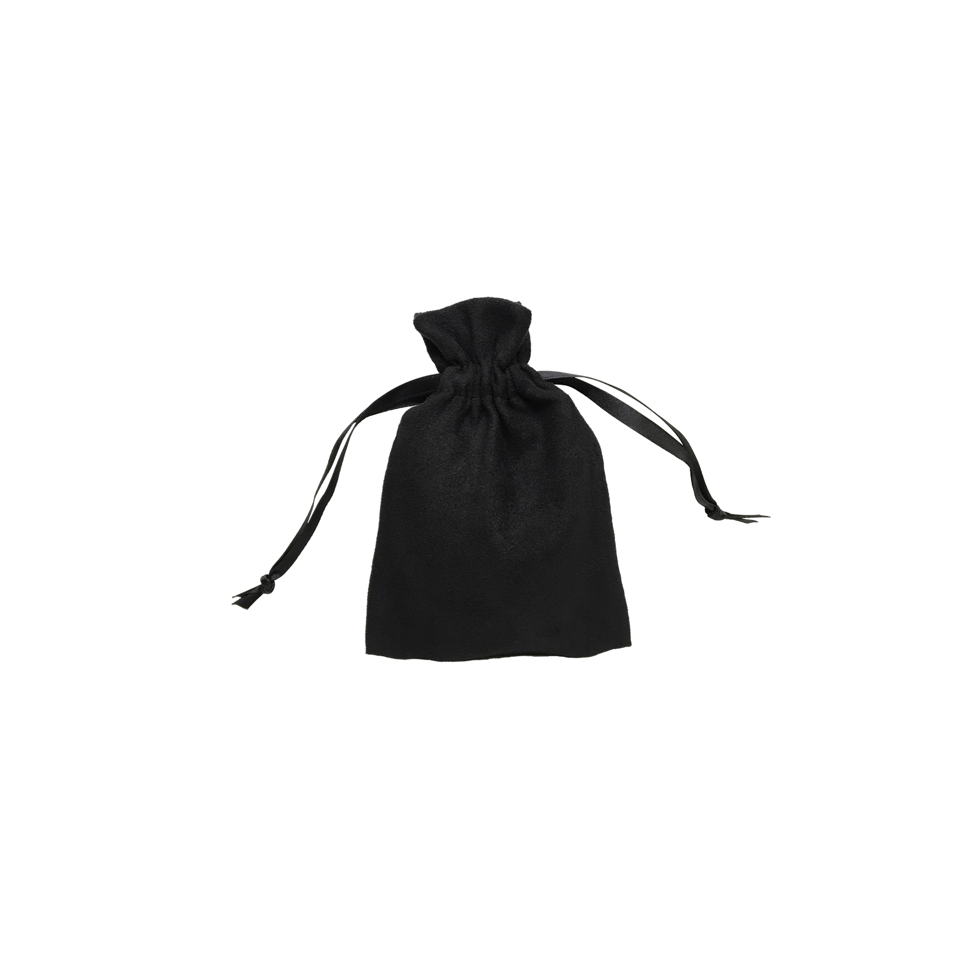 Small Faux Suede Drawstring Pouch 2