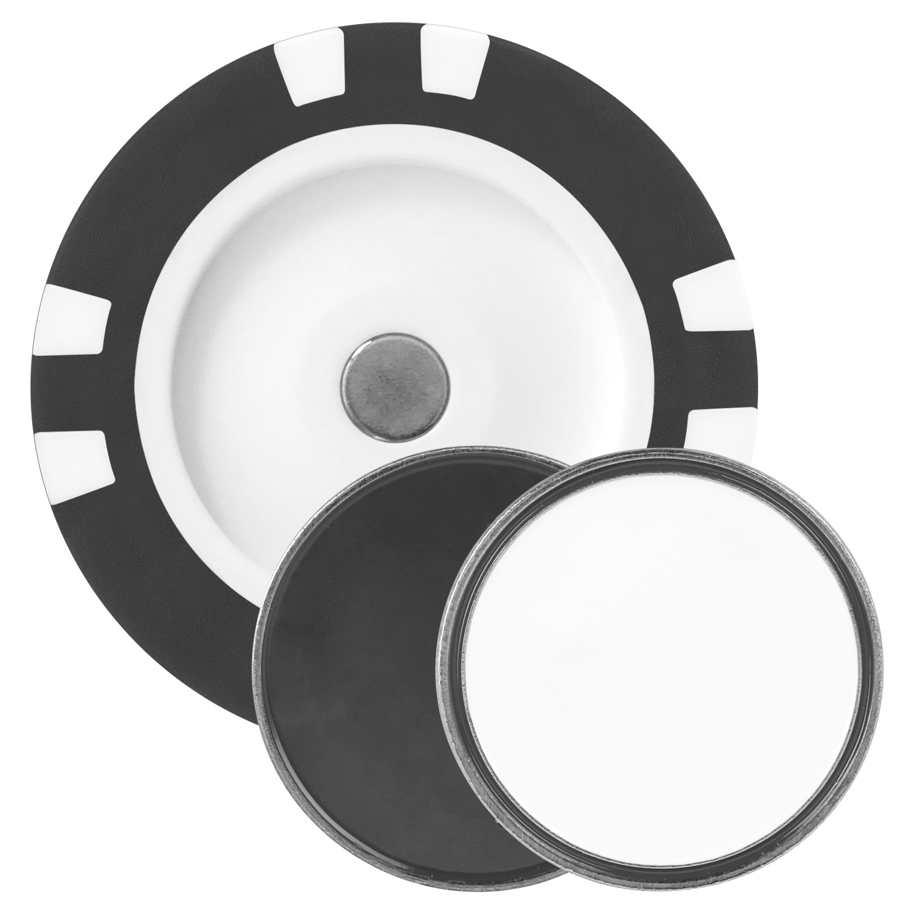 Removable Golf Ball Marker/Magnetic Poker Chip 6