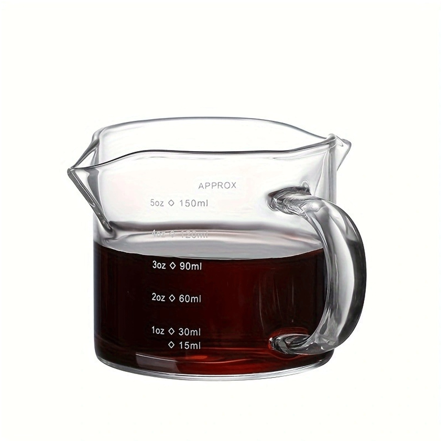 4 oz Small Capacity Clear Glass Coffee Espresso Shot Cup 7