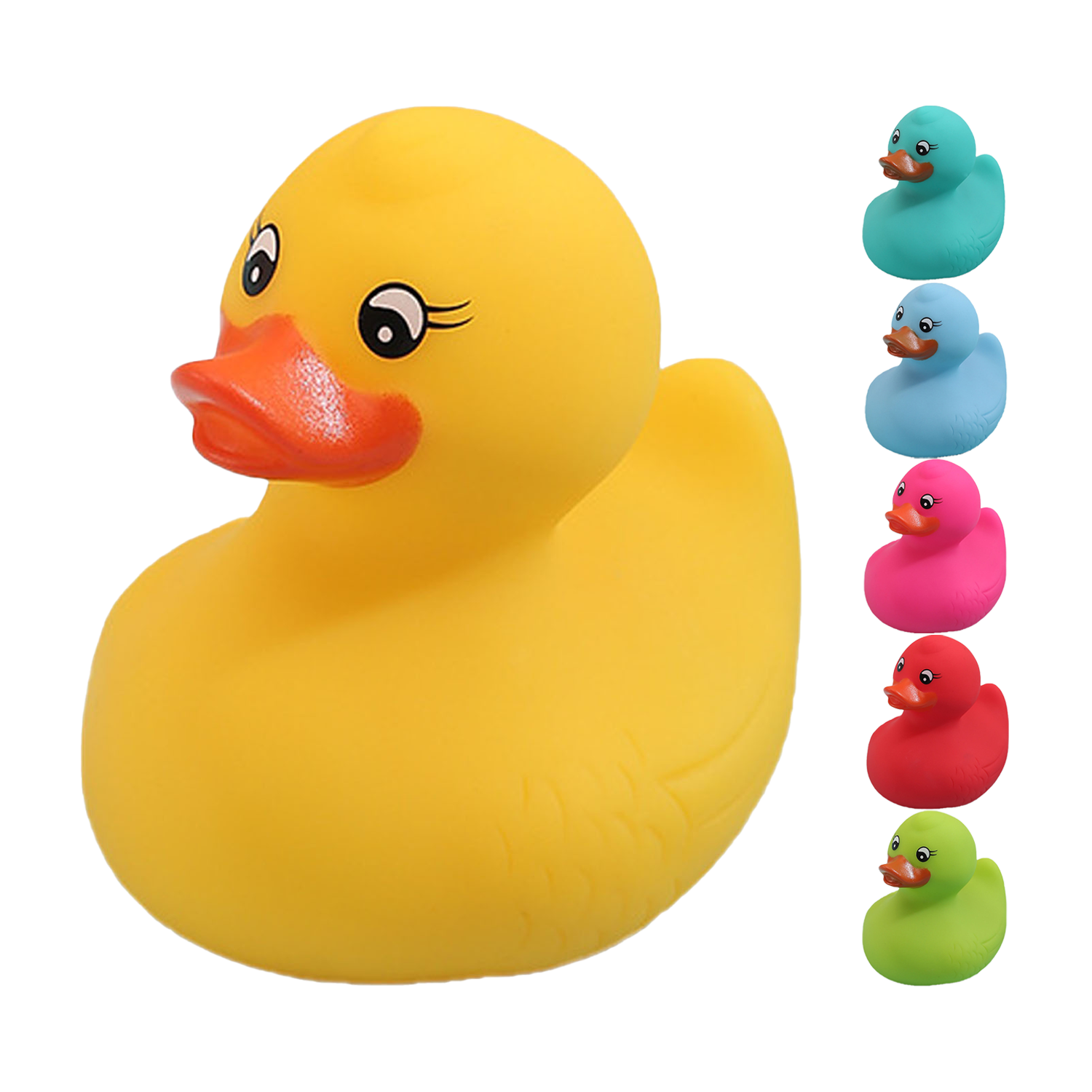 Mini Squeezable Rubber Duck Baby Bath Toy 10