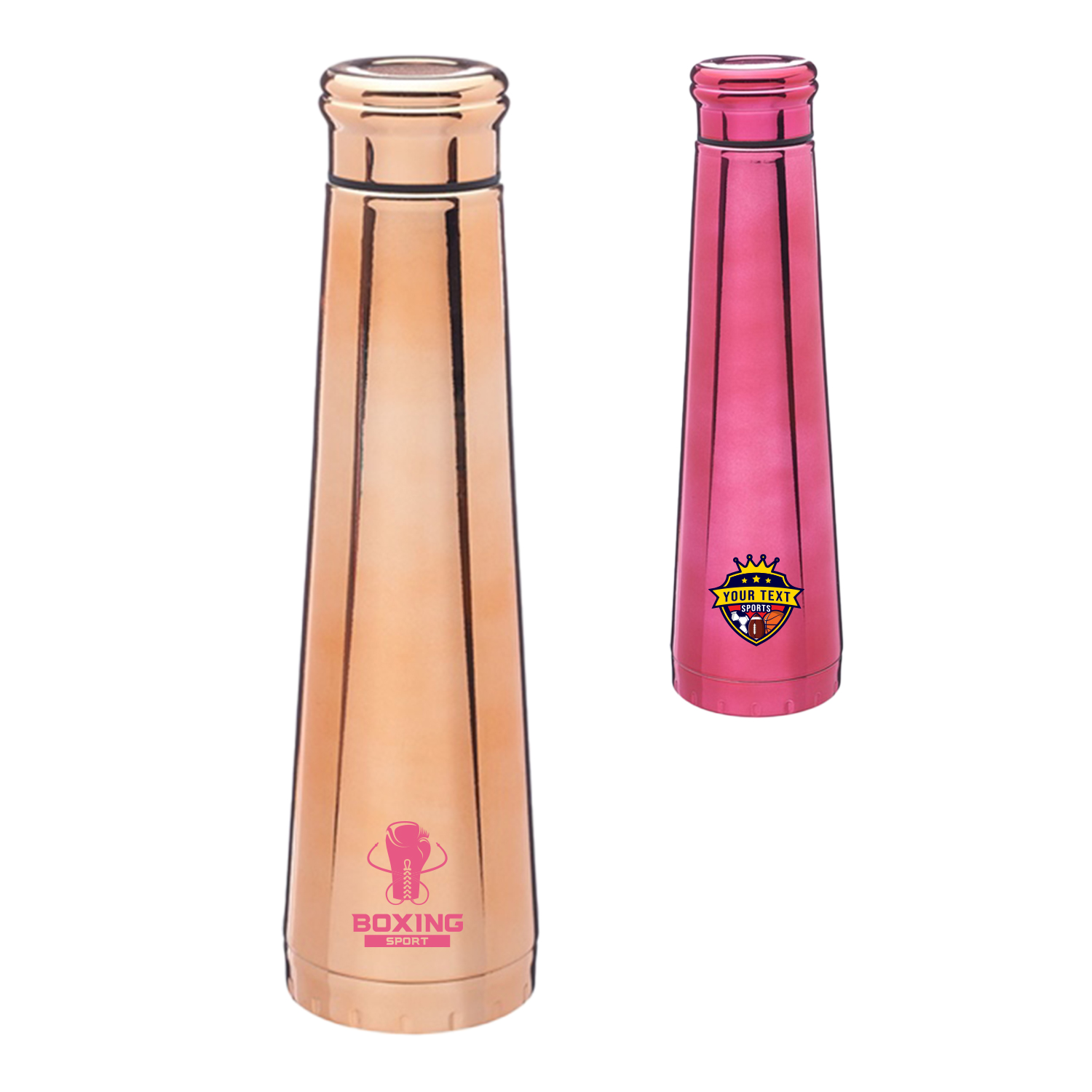 16 oz. Insulated Polished Stainless Steel Water Bottles 2