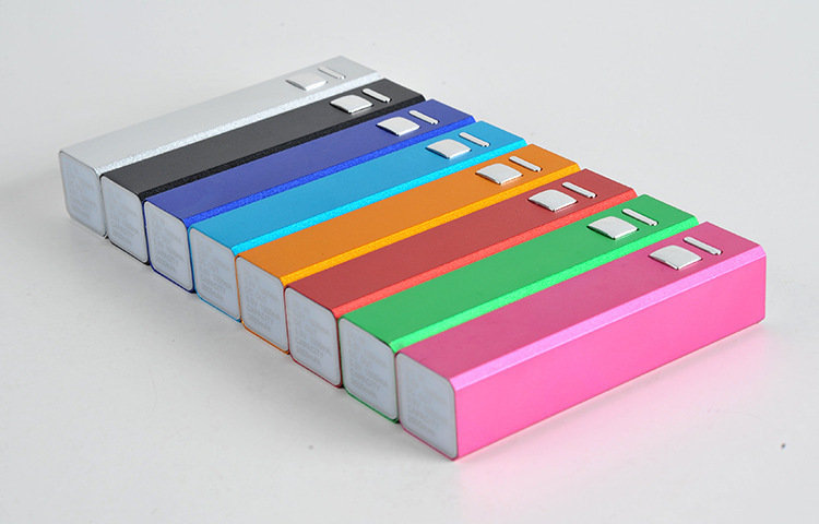 Portable Rectangular Lipstick Power Bank 2600 mAh 4