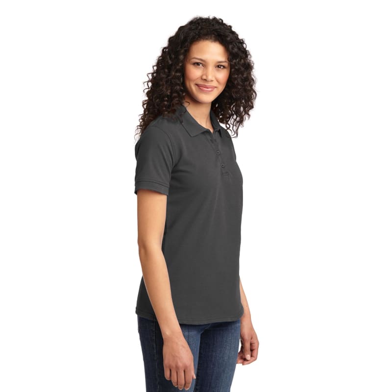 Port & Company Women's Core Blend Pique Polo. 5
