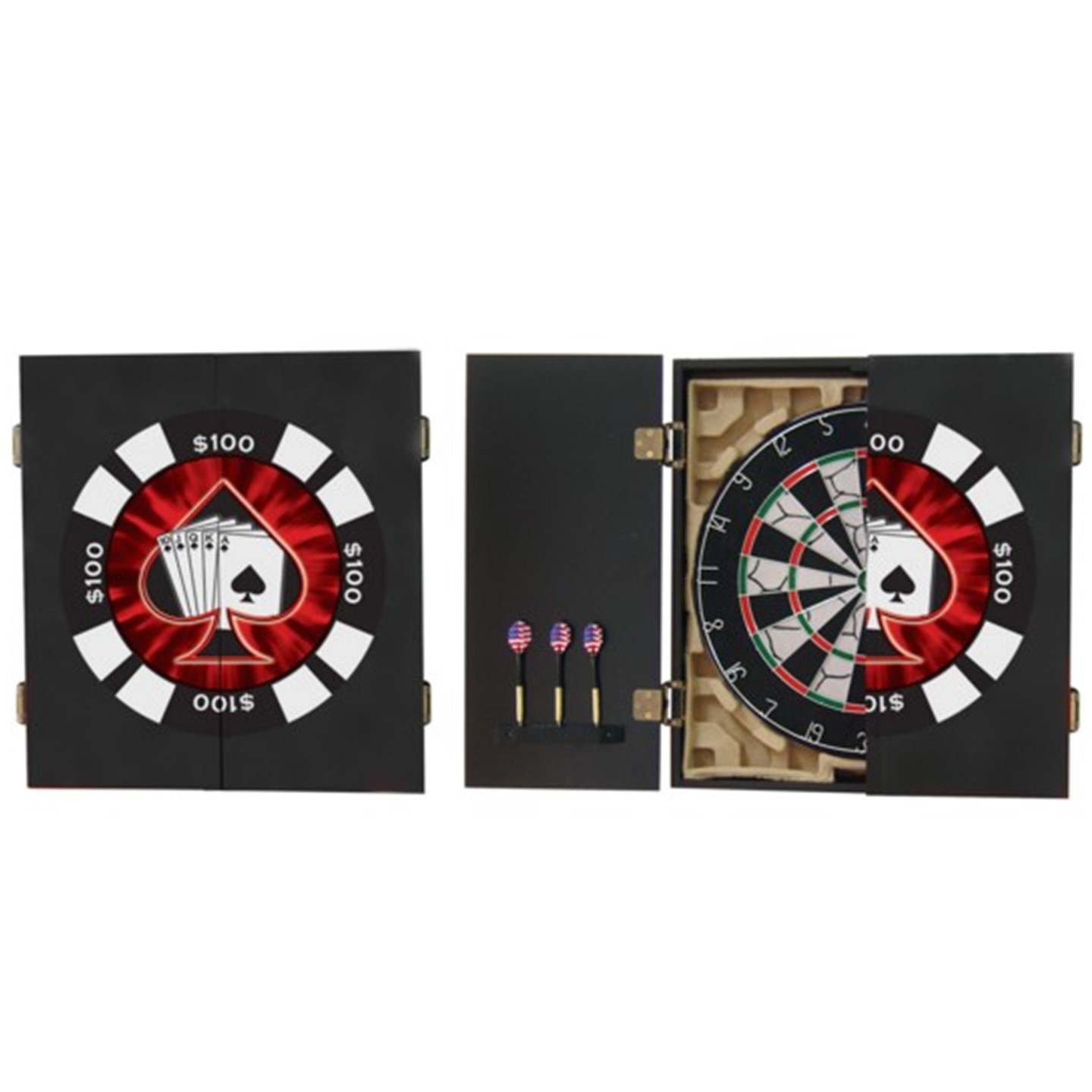 Custom Dartboard Cabinet 2