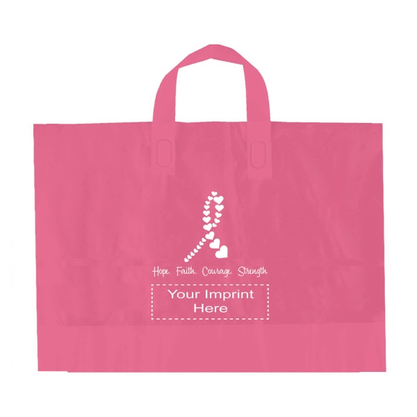 Color Frosted Soft Loop Handle Bags 11