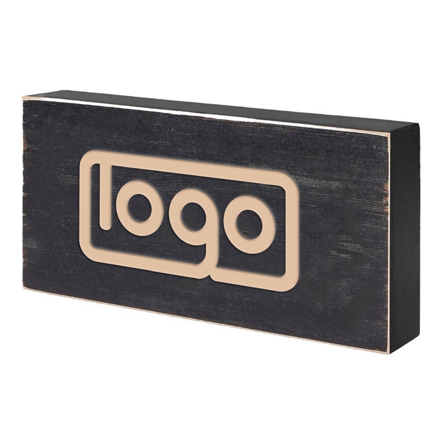 Wooden Desk Decor Box Sign 3