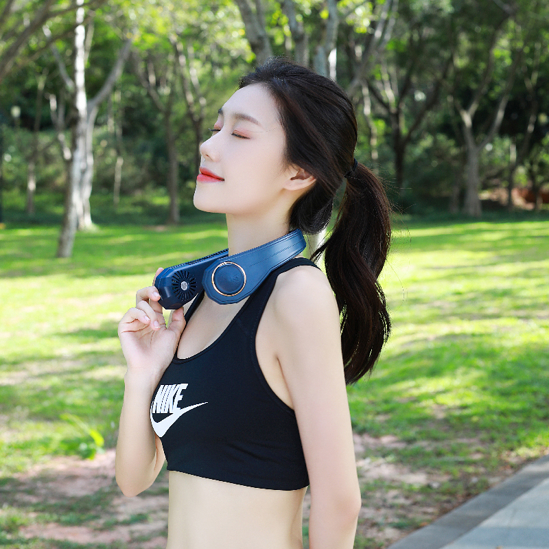 Portable Wearable Hands Free USB Neck Fan 3