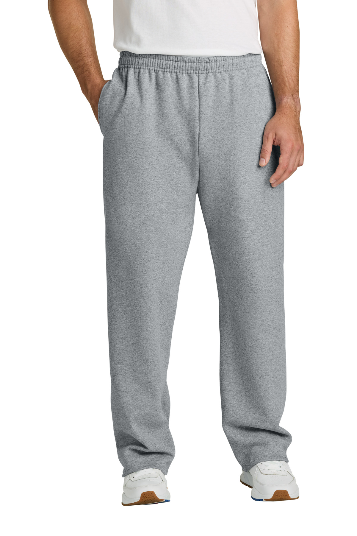 Jerzees NuBlend Open Bottom Pant with Pockets. 974MP 14