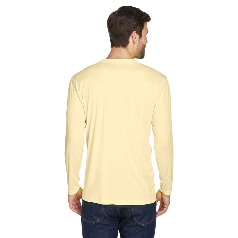 UltraClub Adult Cool & Dry Sport Long-Sleeve Performance Interlock T-Shirt 1