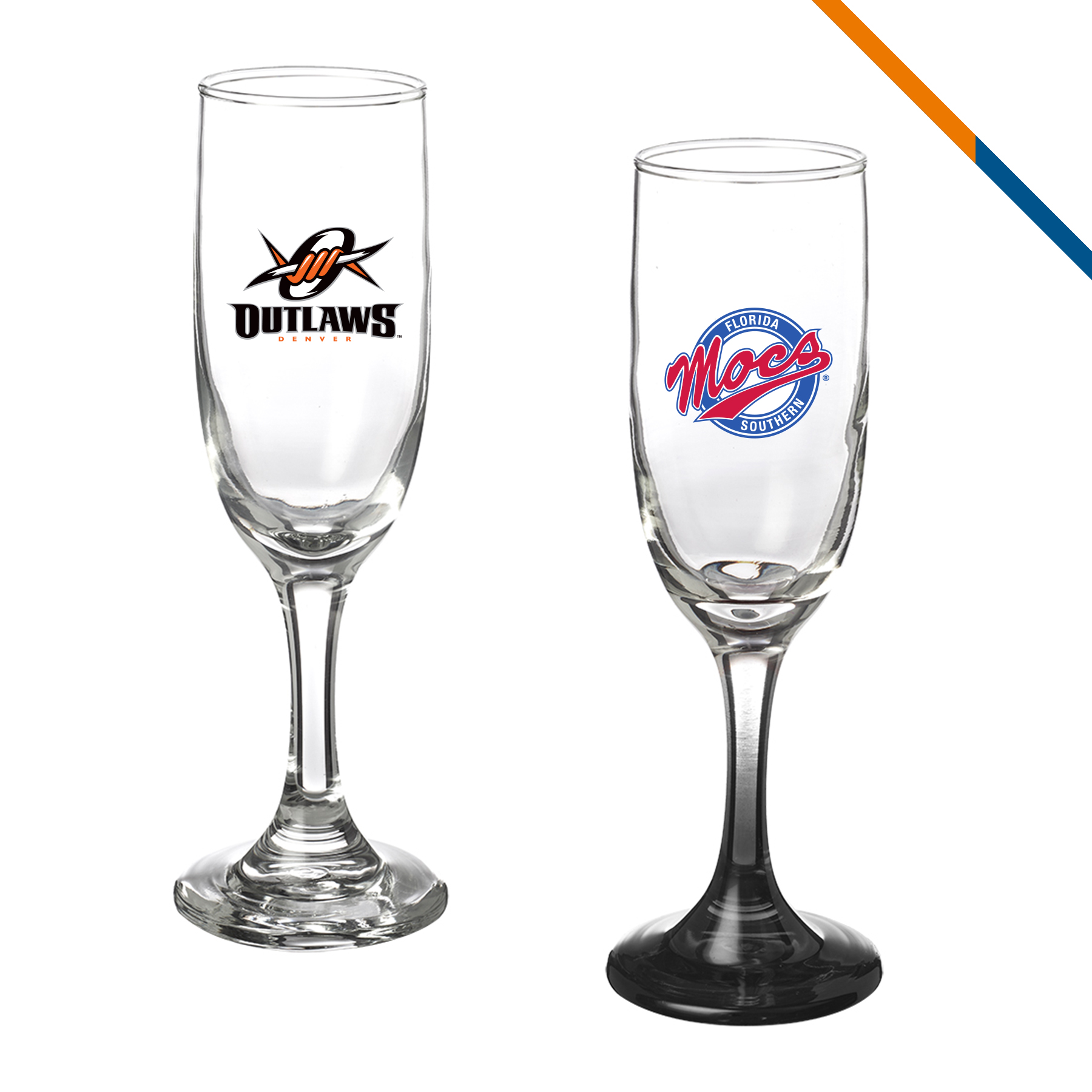Finda Champagne Glasses - 6 OZ. 2