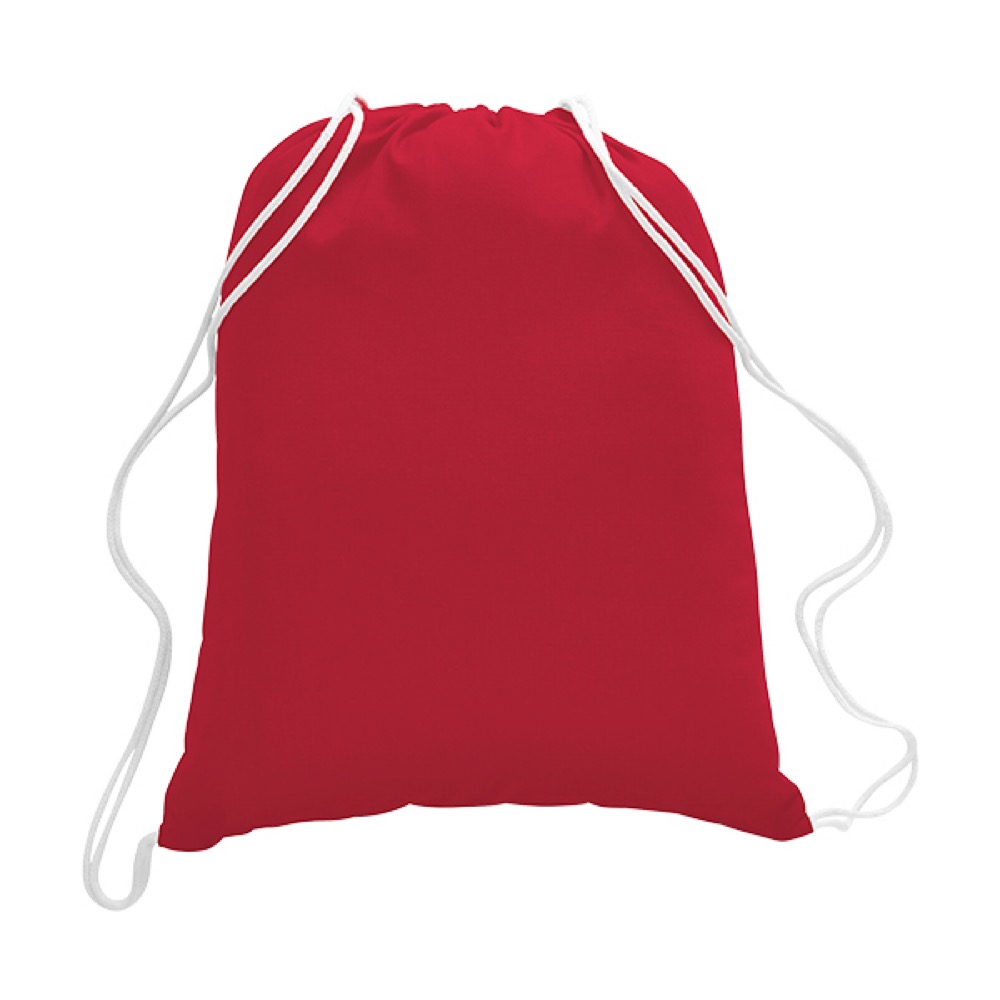 Colorful Cotton Drawstring Backpack, custom drawstring bag with logo imprint 5