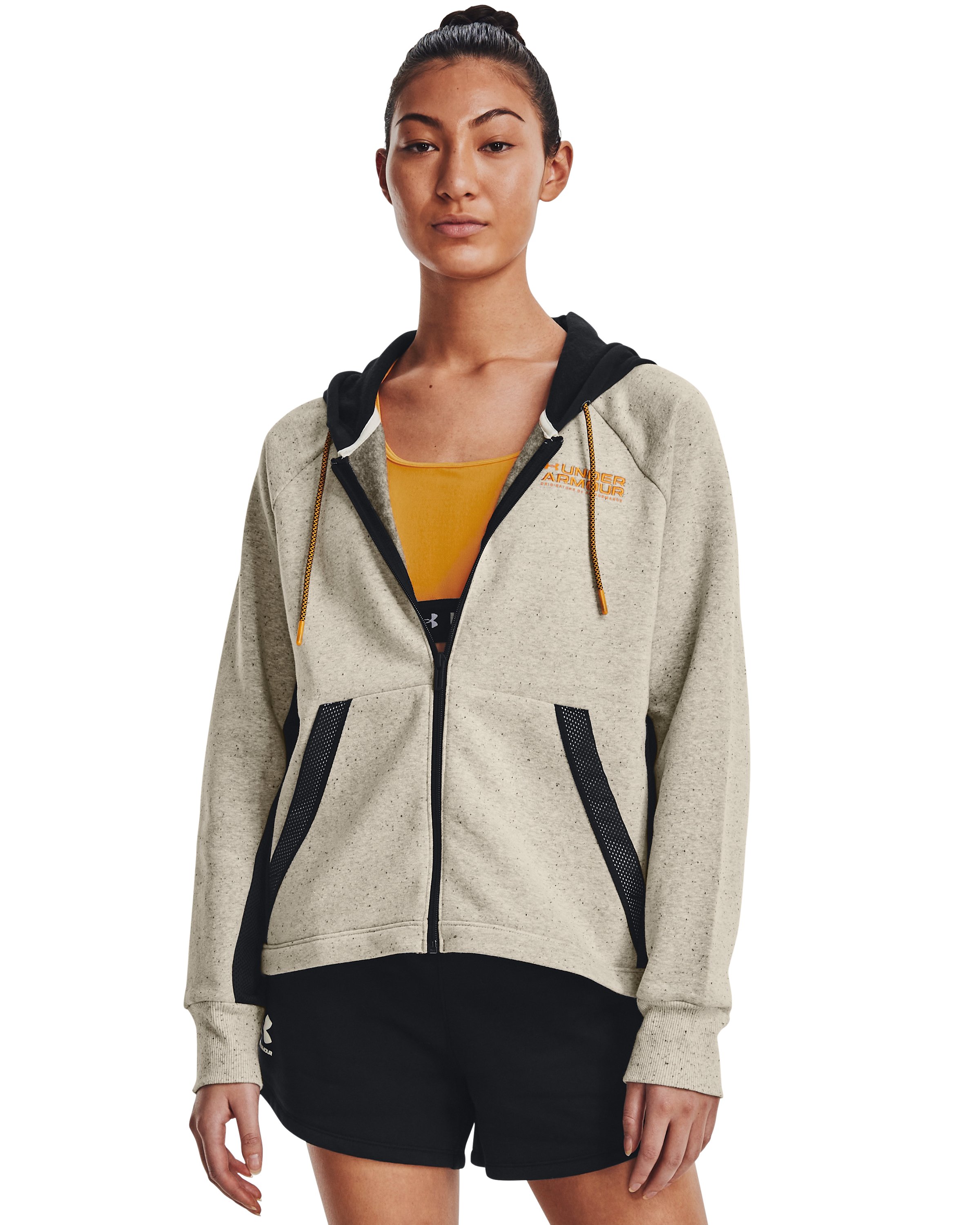 Women's UA Rival Full-Zip Hoodie, custom hoodie or sweatshirt with logo imprint 4