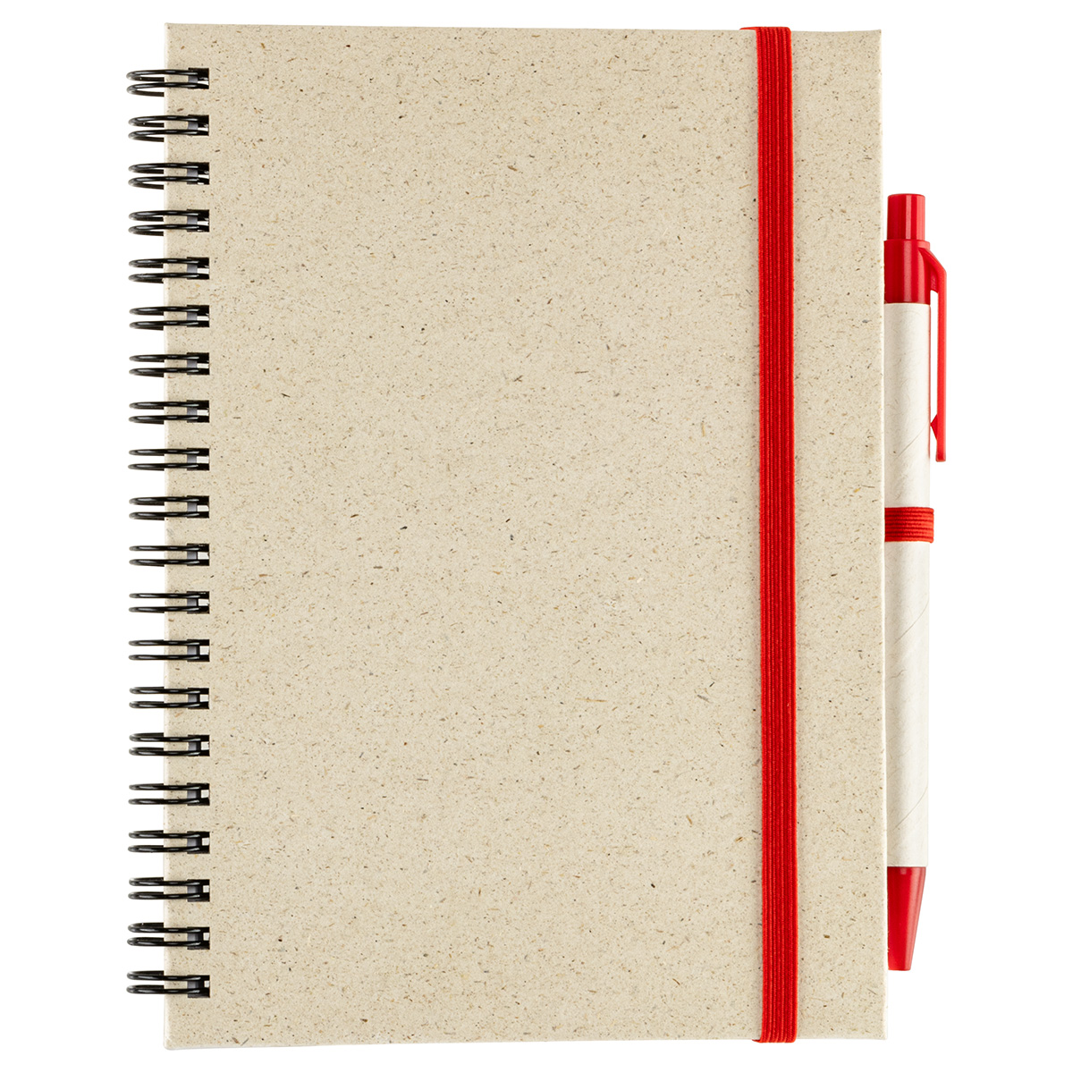 Prairie Fragrant Grass Recycled Spiral Notebook with Pen 21