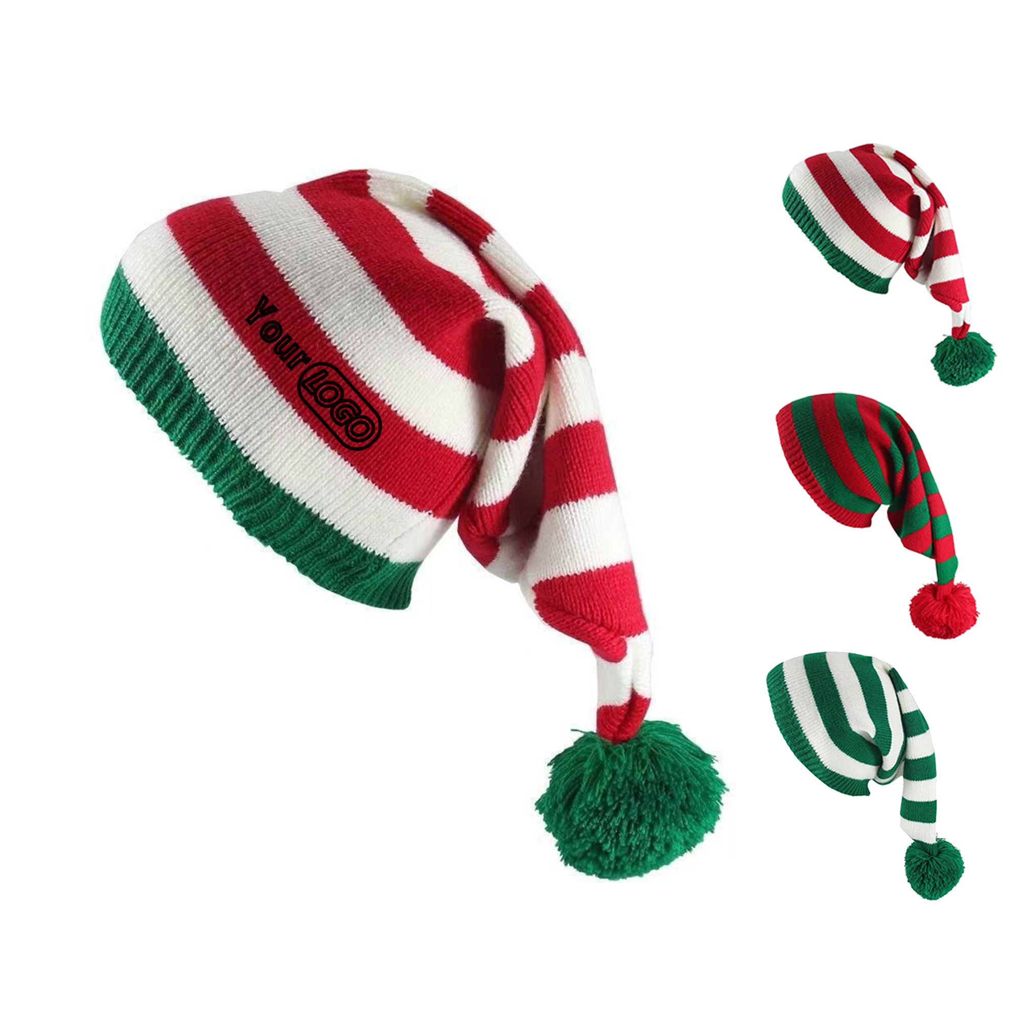Polyester Christmas Festival Knitted Hat 6