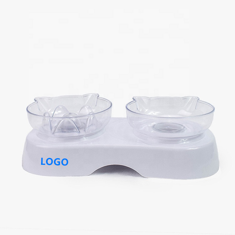 Double overhead pet bowl feeder 2