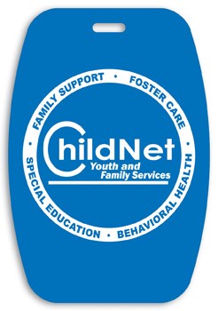 Screen Printed Poly Name Badge (3.125"x4.625") Rectangle