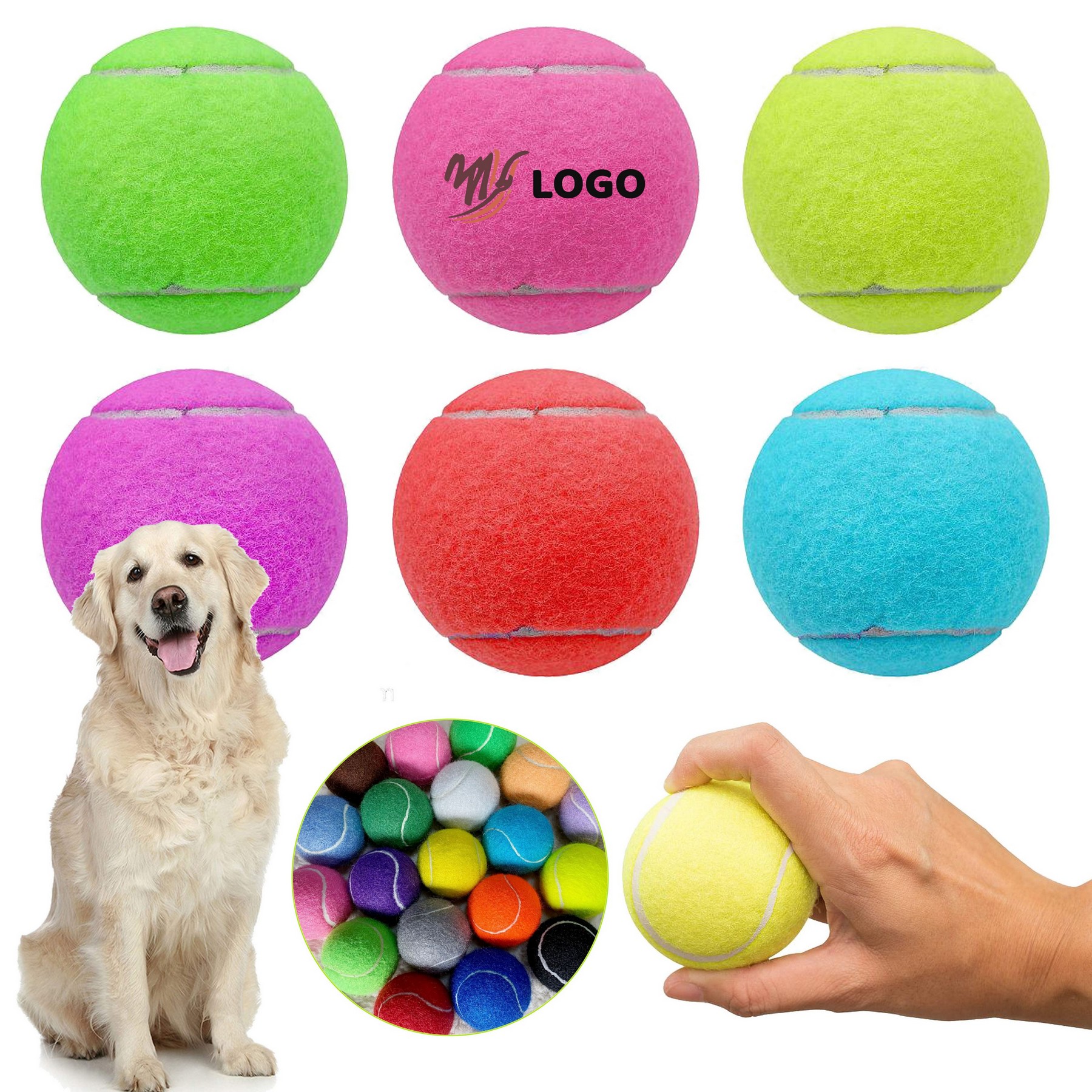 Bite Resistant Rubber Tennis Ball