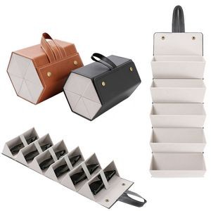 Pu Folding Sunglasses Display Cabinet Box 2