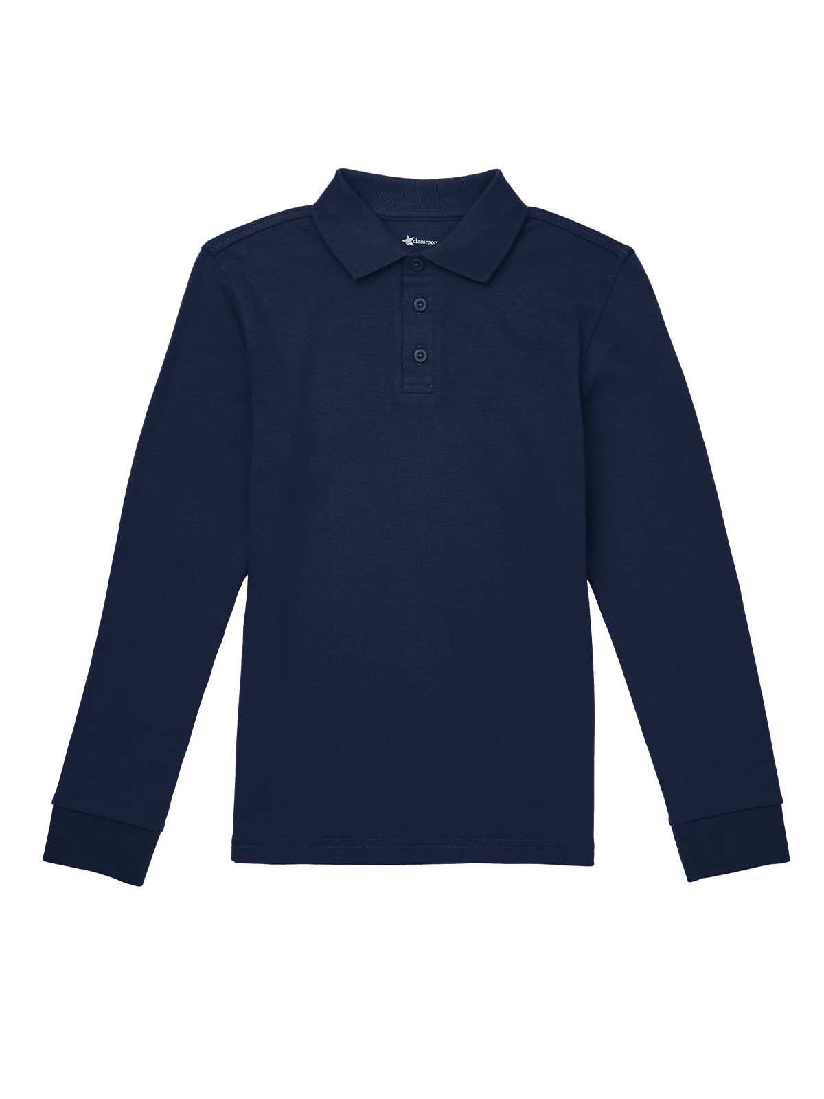Classroom Uniforms - Youth Long Sleeve Interlock Polo 1