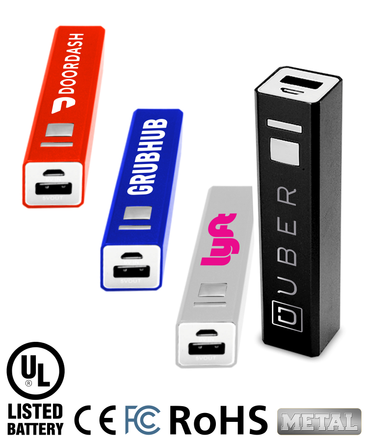 Rectangle USB Rechargeable Power Bank (2200 mAh) 2