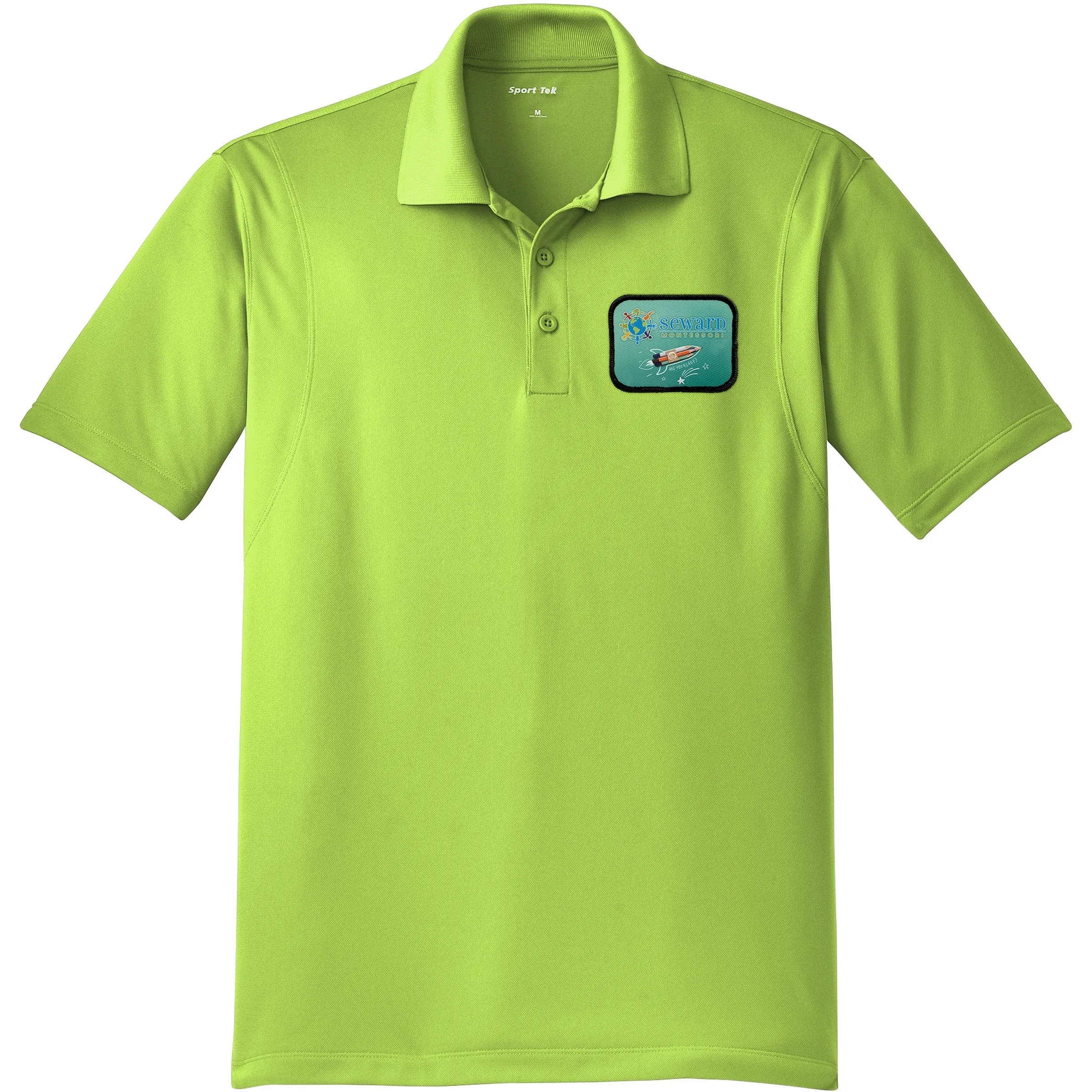 SPORT-TEK(R) MICROPIQUE SPORT-WICK(R) POLO WITH EMBLEM 16