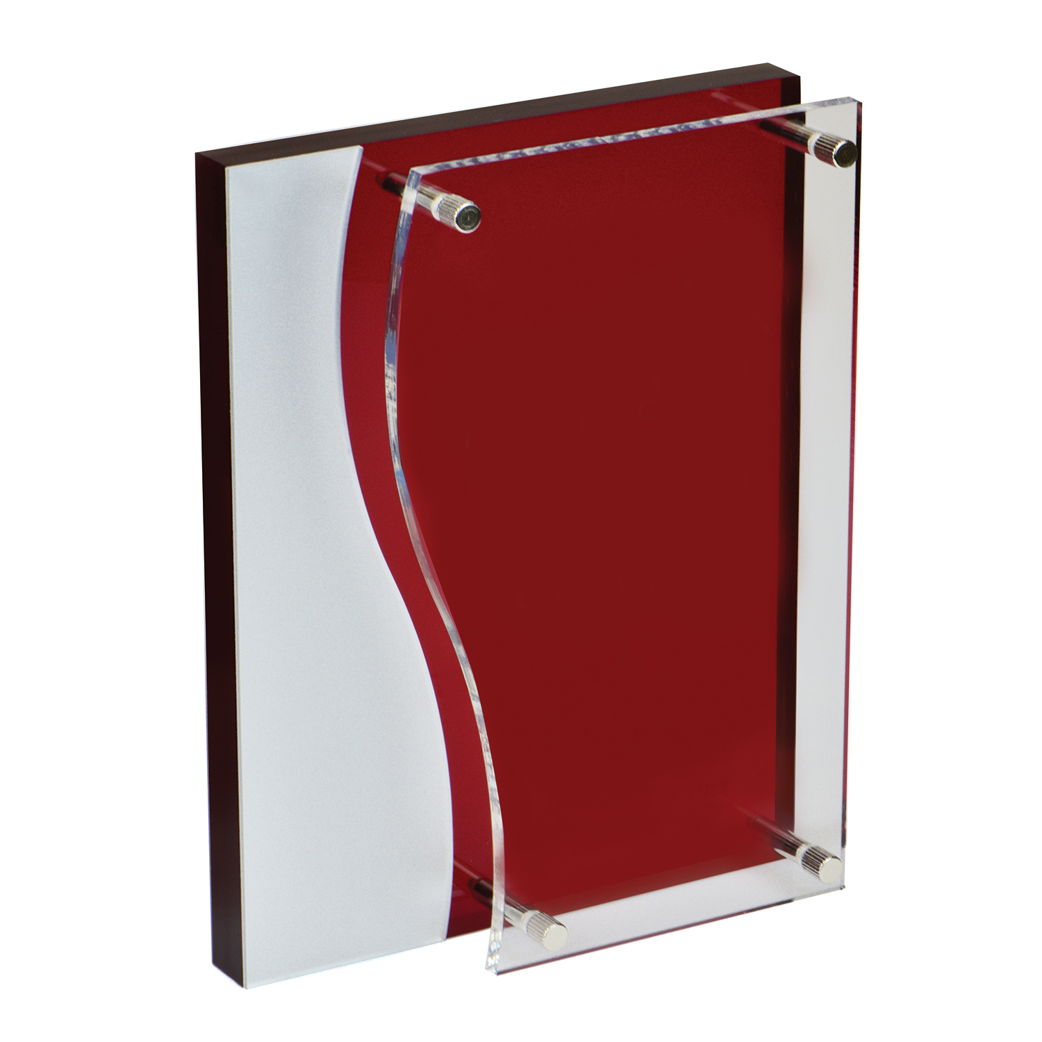 Bilevel Red Acrylic Award 2