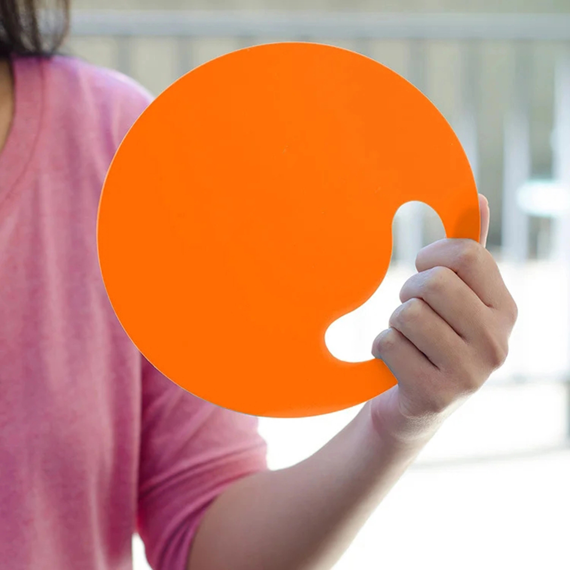 Circle Hand Fan MOQ 200PCS 2