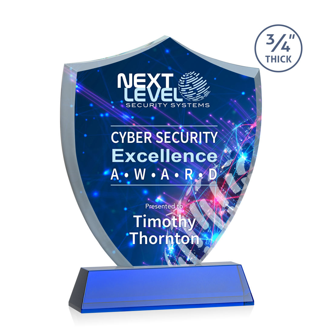 Scudo Shield VividPrint™ Award on Newhaven - Blue 7