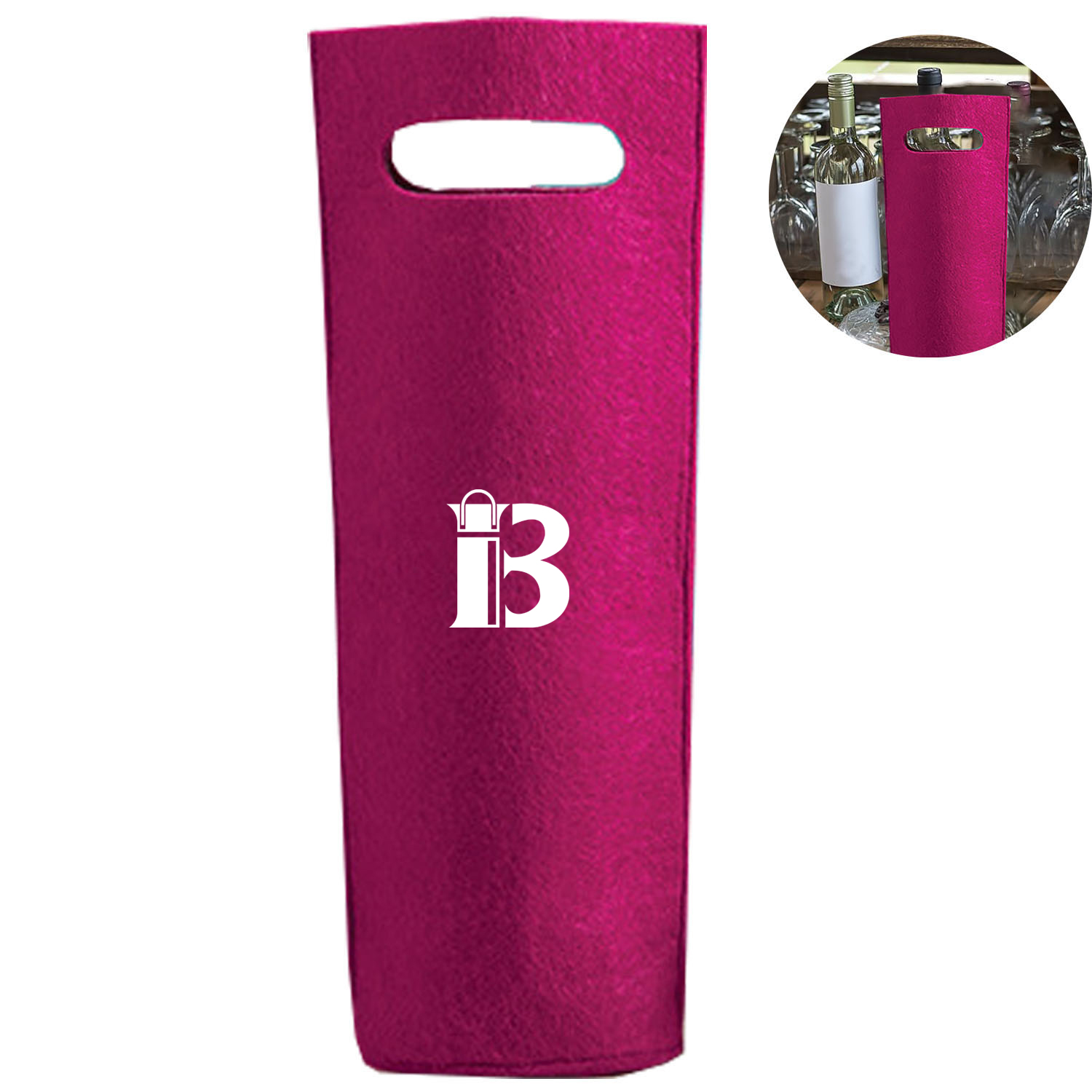 Felt Gift Wine Tote Bottle Bag 2