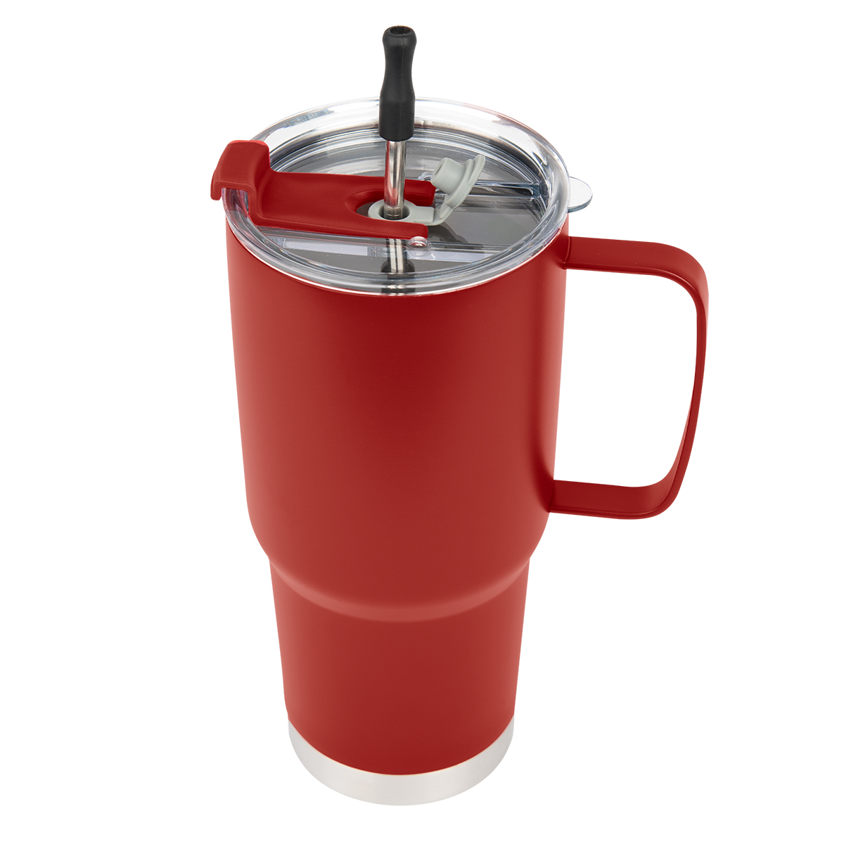 30 Oz. Lisbon Stainless Steel Tumbler With Straw 9