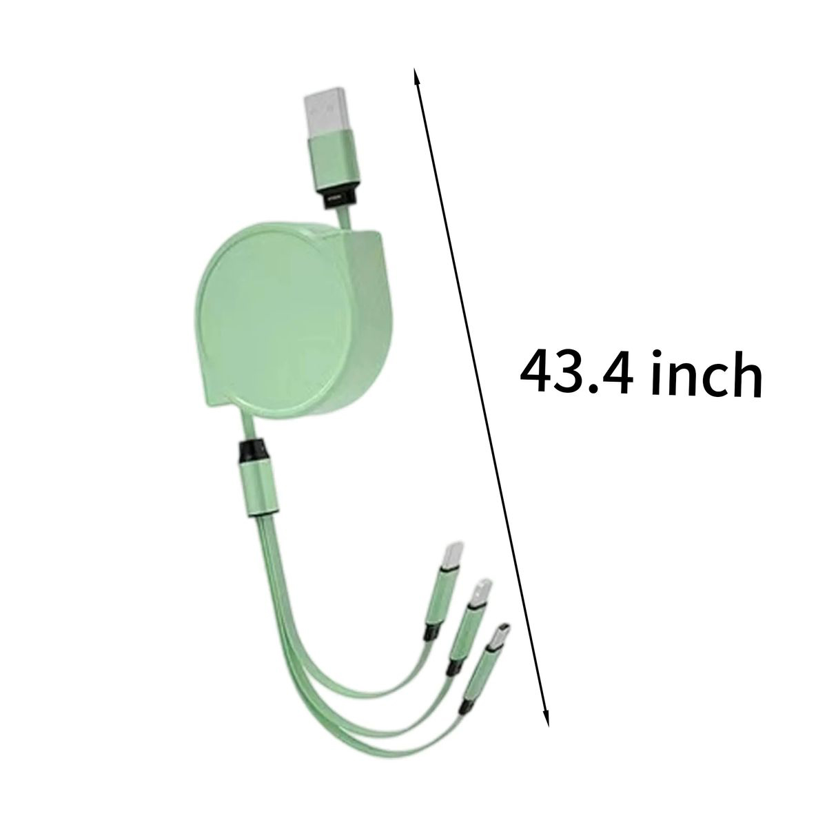 Multi Device USB Cable with Three Connectors 9