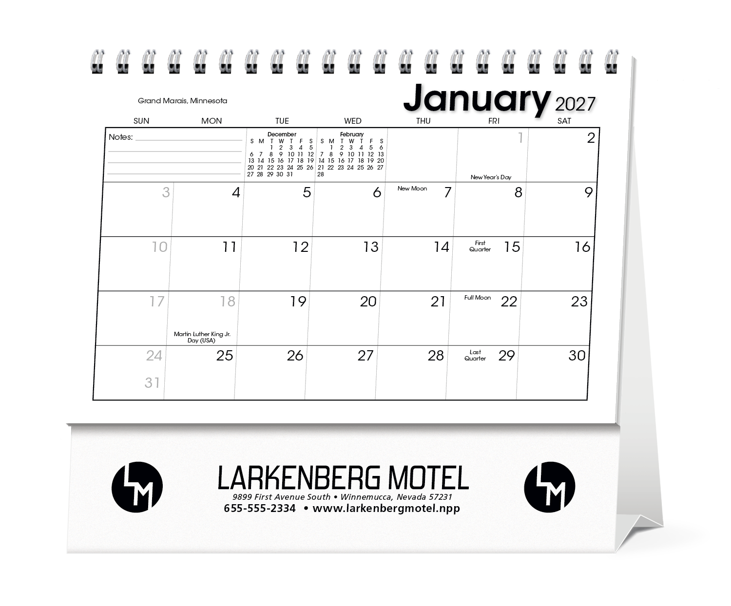 Triumph® Calendars Scenic Moments Large Desk Calendar 29