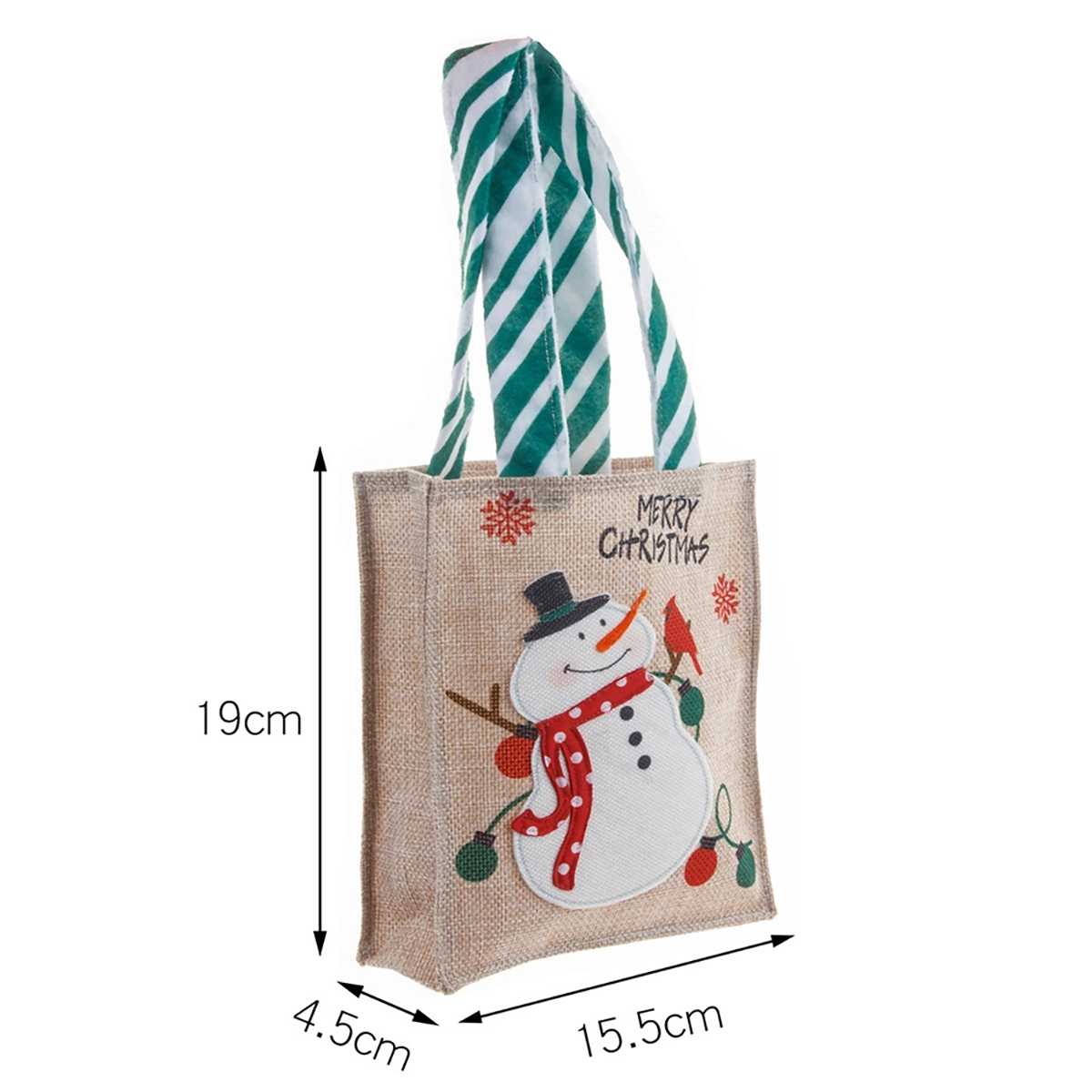 Christmas Gift Tote Bag, custom tote bag with logo imprint 7