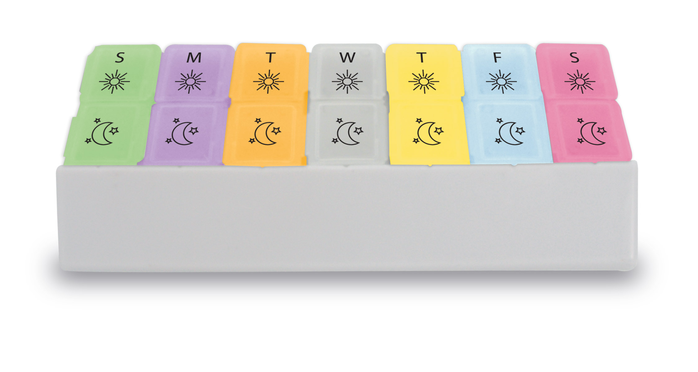 Jumbo Twice-A-Day Pill Tray 1