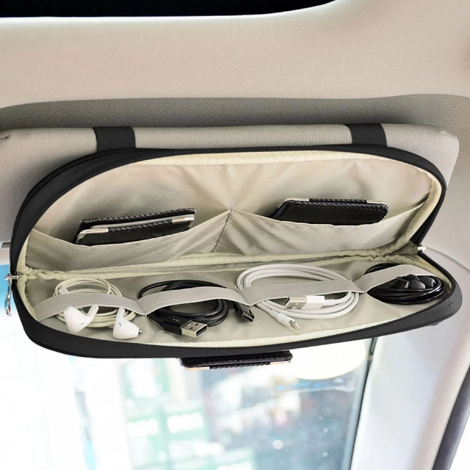 Accessories Car Truck Visor Storage Pouch Holder 3