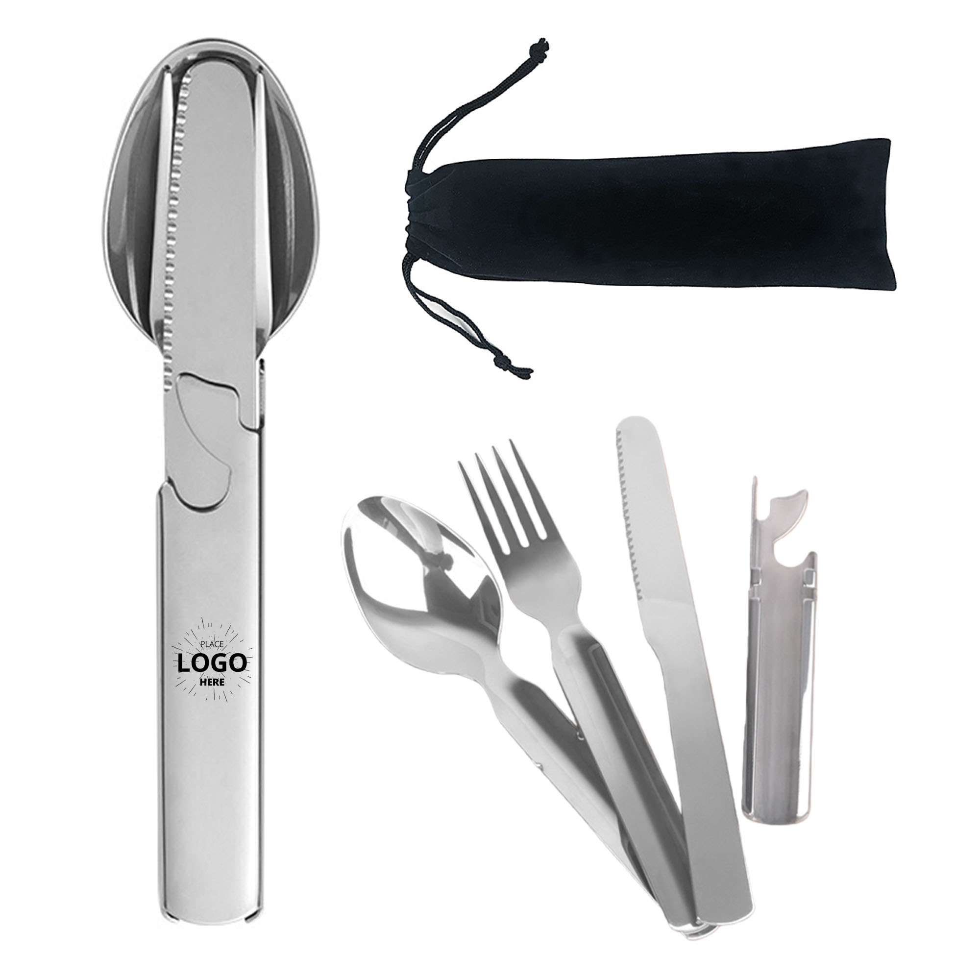 4-in-1 Stainless Steel Camping Set 2