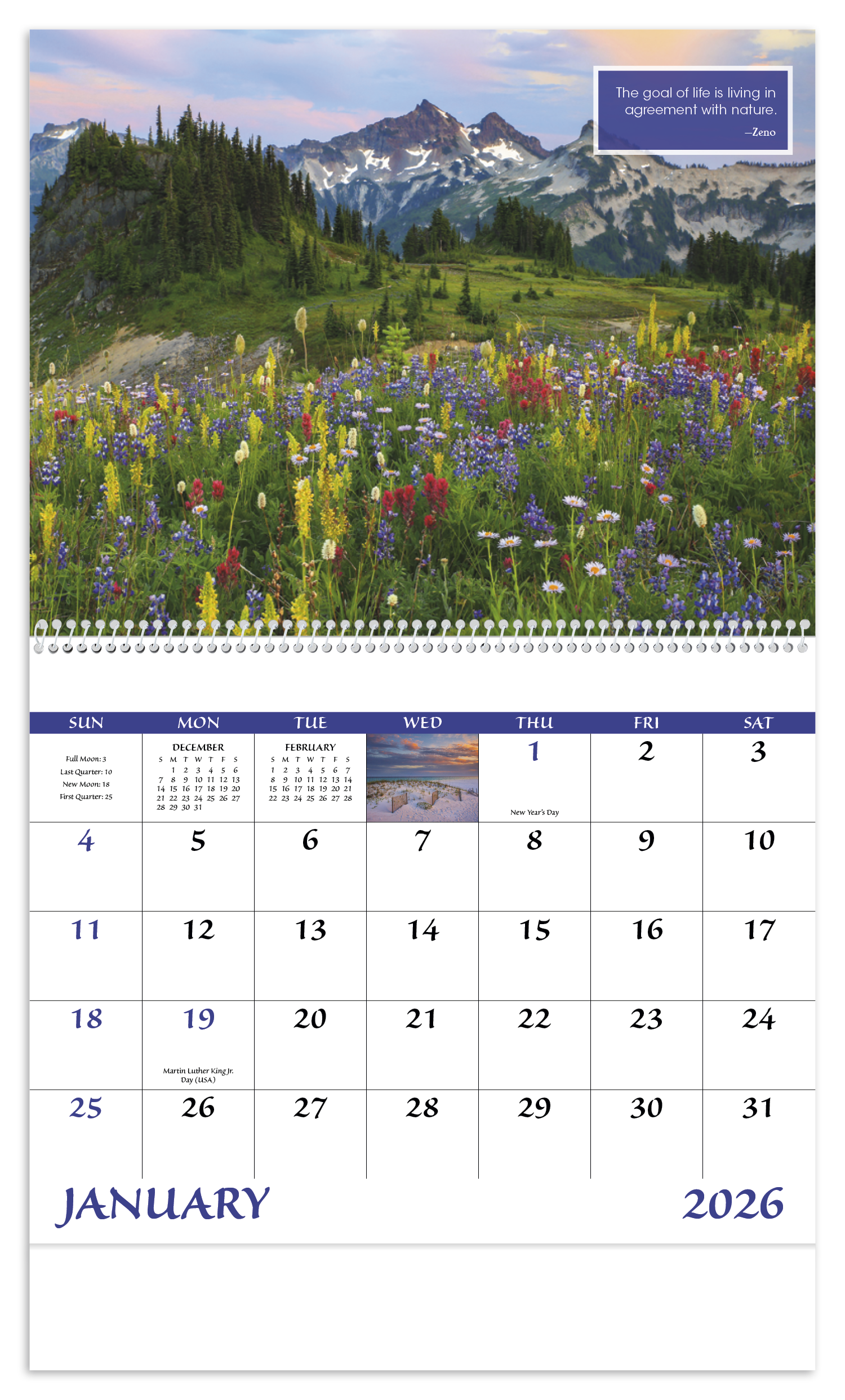 Good Value™ Inspirations for Life - Spiral Calendar 9