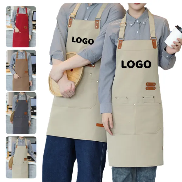 Waterproof Canvas Apron Adjustable, Multiple Colors 3